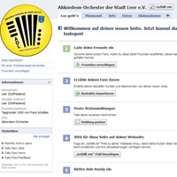 Akkordeon-Orchester Leer bei Facebook